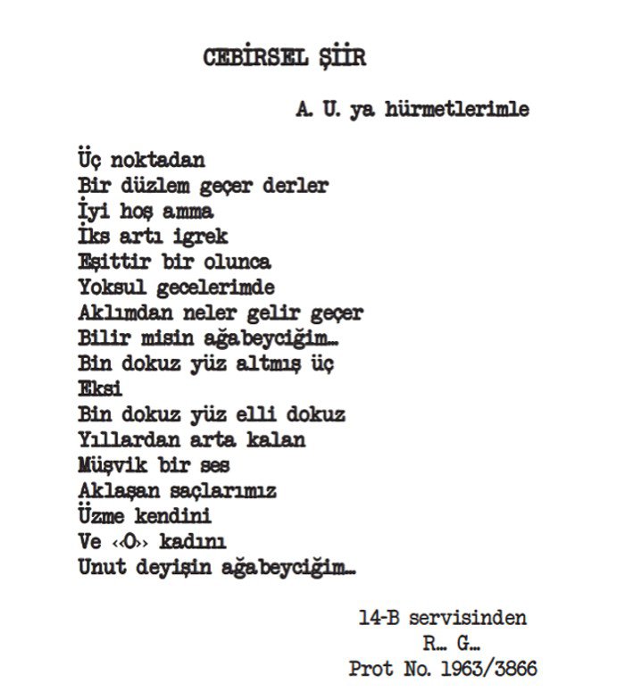 bakırköy hastane şiirleri